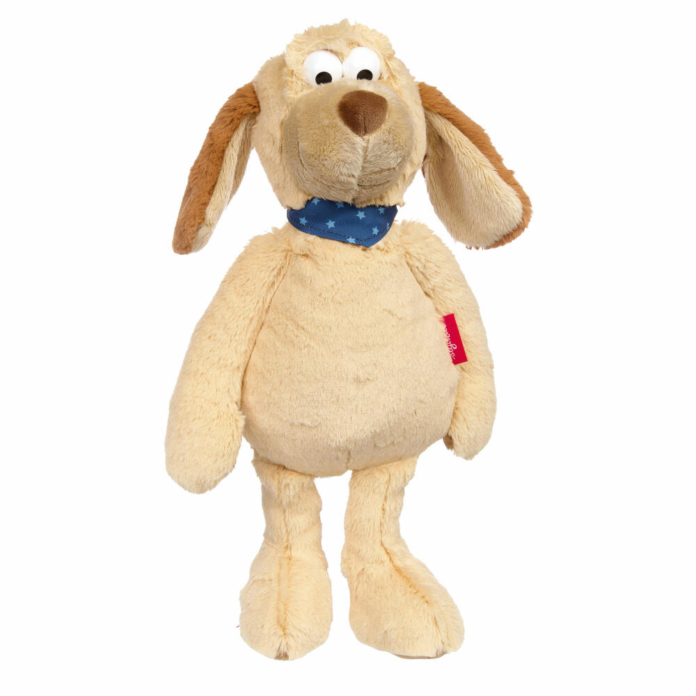sigikid Mood Pets Hund, Kuscheltier, Plüschtier, verstellbare Mimikfalte, Stofftier, Polyester, 42961
