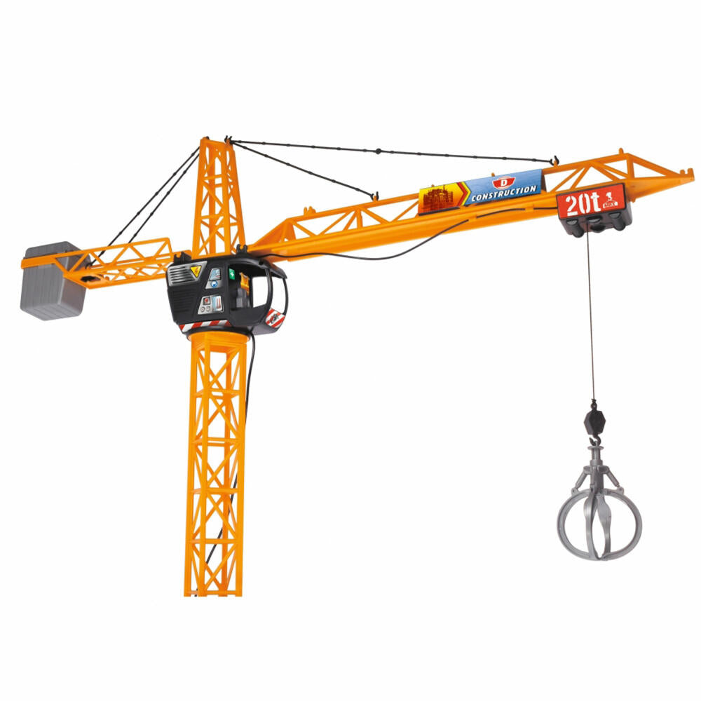 Dickie Toys Mega Crane, toy crane, crane, toy, construction crane, H 120 cm, 201139012