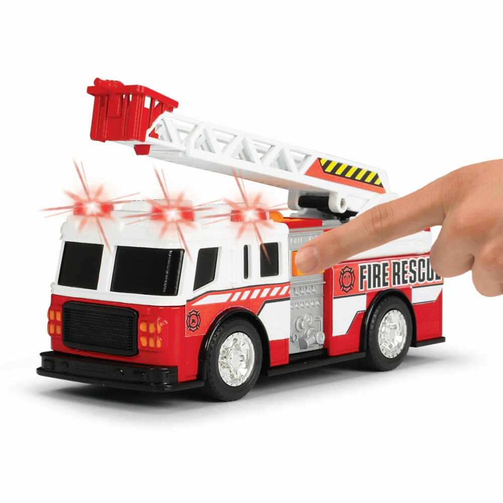 Dickie Toys Fire Truck, with light and sound, fire engine, fire department, car, toy, toy car, 203302014