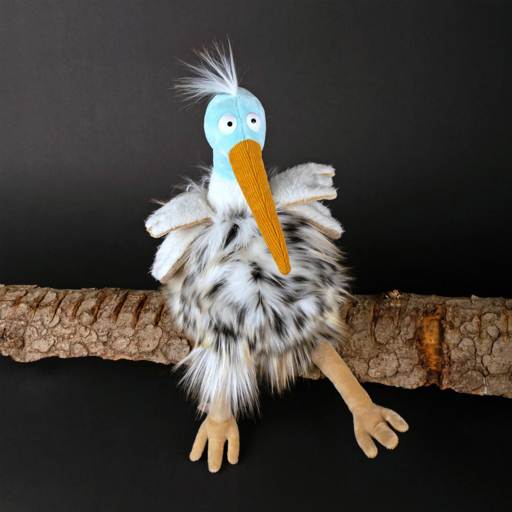 sigikid Tobago Tom Kikeriki, Kuscheltier, Stofftier, Schmusetier, Türkis, 44 cm, 42982