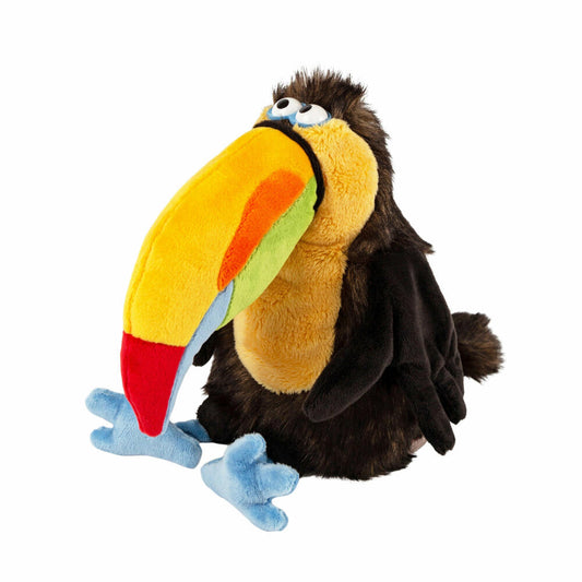sigikid Chakka Tukan Kikeriki, Kuscheltier, Stofftier, Schmusetier, Braun, 24 cm, 42977