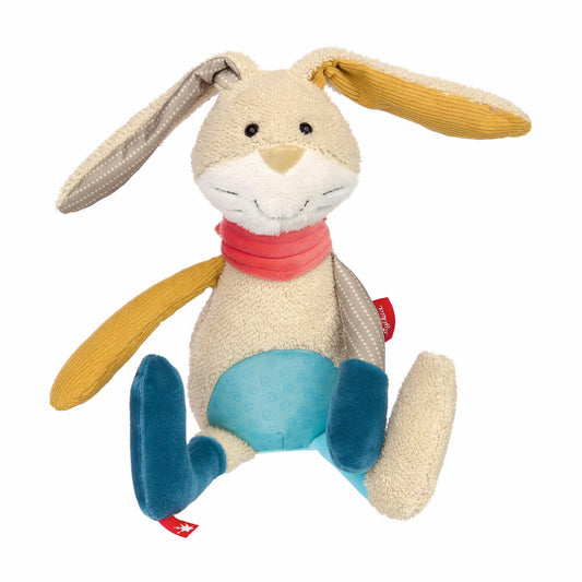 sigikid Patchwork Sweety Bunny, cuddly toy, plush toy, stuffed toy, polyester, 31 cm, 42851
