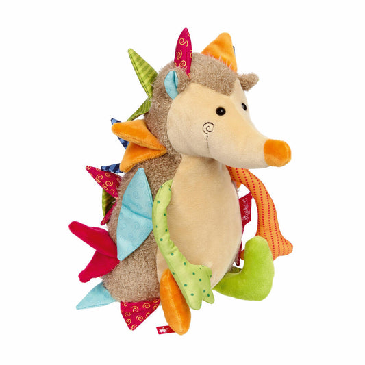 sigikid Patchwork Sweety Igel, Kuscheltier, Plüschtier, Stofftier, Polyester, 23 cm, 42838