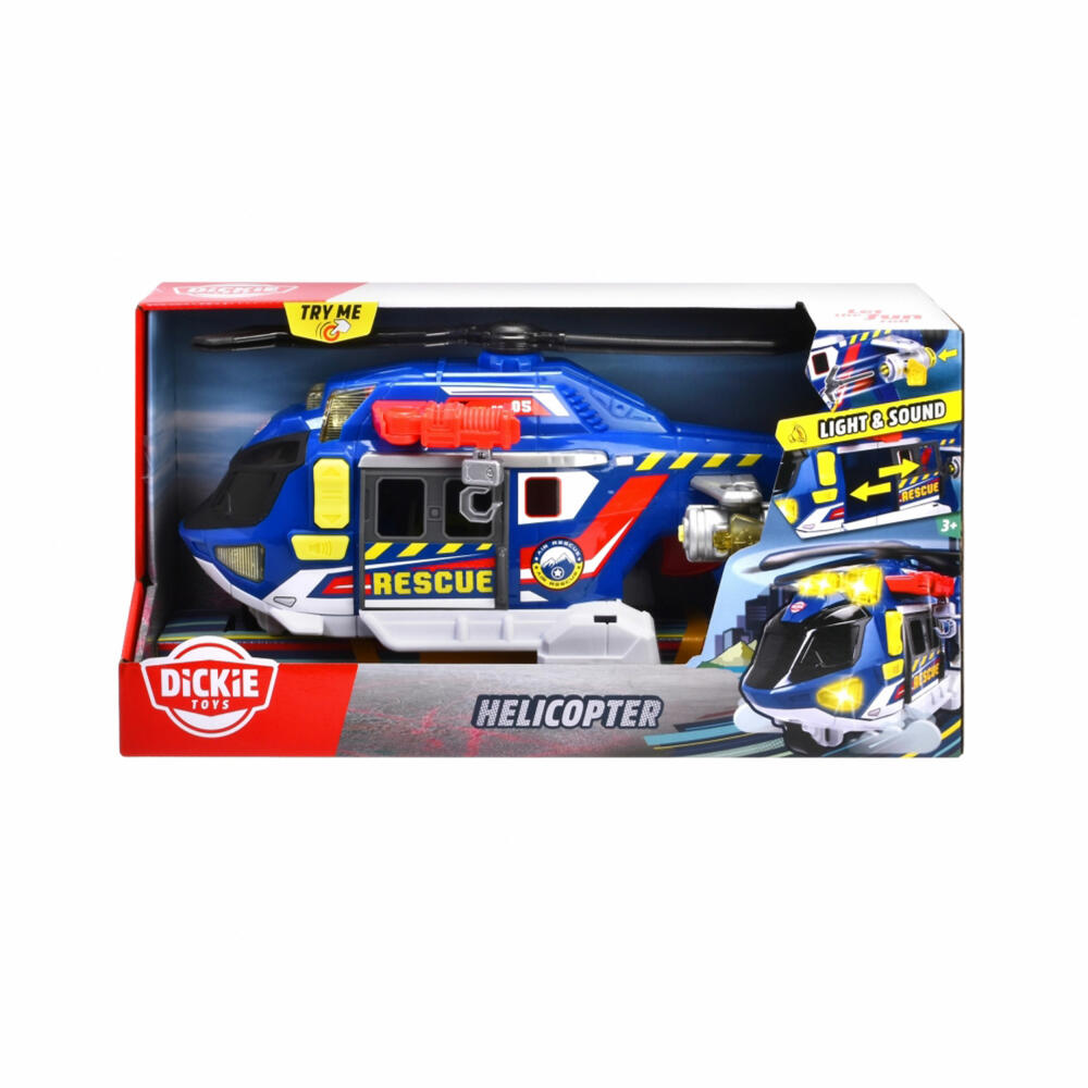 Dickie Toys Helicopter, Helikopter, Spielzeug, Rettungshubschrauber, Hubschrauber, 203307002