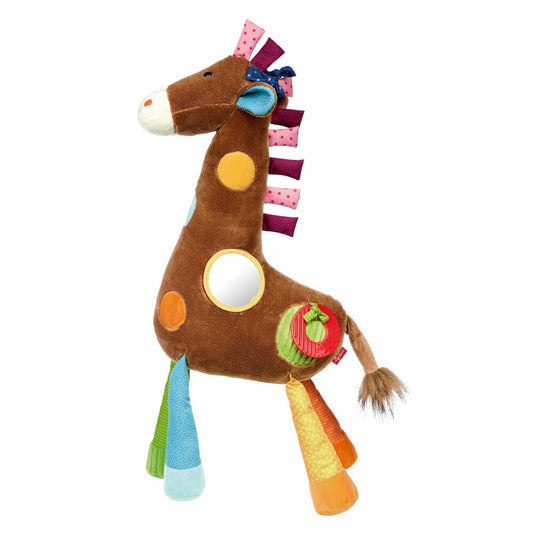 sigikid PlayQ XXL Giraffe, active toy, play cushion, cuddly cushion, baby toy, 42863