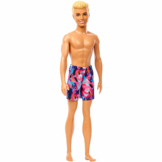 Mattel Barbie Ken Beach Doll Purple, Modepuppe, Anziehpuppe, Spielpuppe, Puppe, HPV23