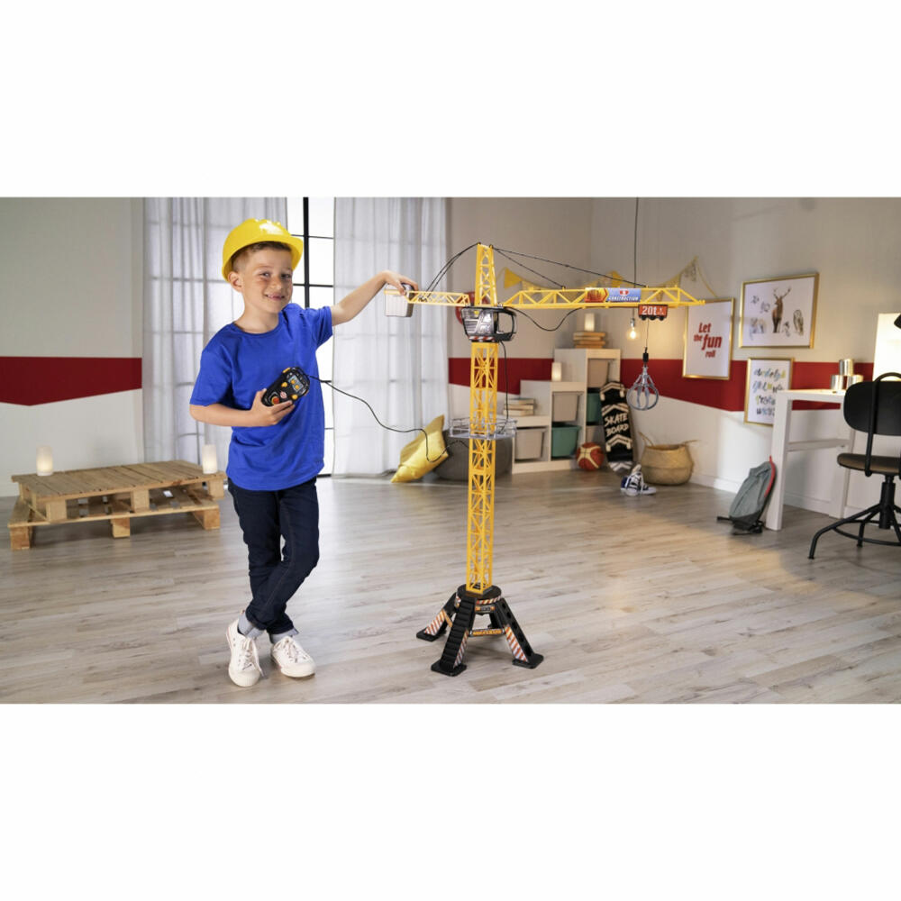 Dickie Toys Mega Crane, toy crane, crane, toy, construction crane, H 120 cm, 201139012