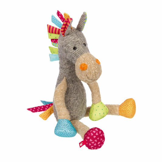 sigikid Patchwork Sweety Pferd, Kuscheltier, Plüschtier, Stofftier, Polyester, 39 cm, 42843