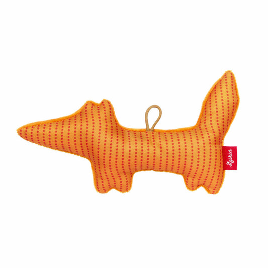 sigikid RedStars grasping toy fox, grasping toy, rattle, baby toy, polyester, 42897