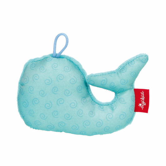sigikid RedStars grasping toy whale, grasping toy, rattle, baby toy, polyester, 42894