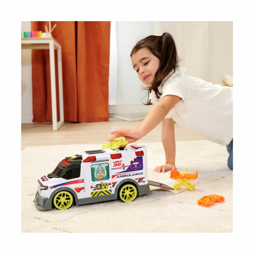 Dickie Toys Ambulance, Toy Ambulance, Toy Car, Rescue Vehicle, 203307003