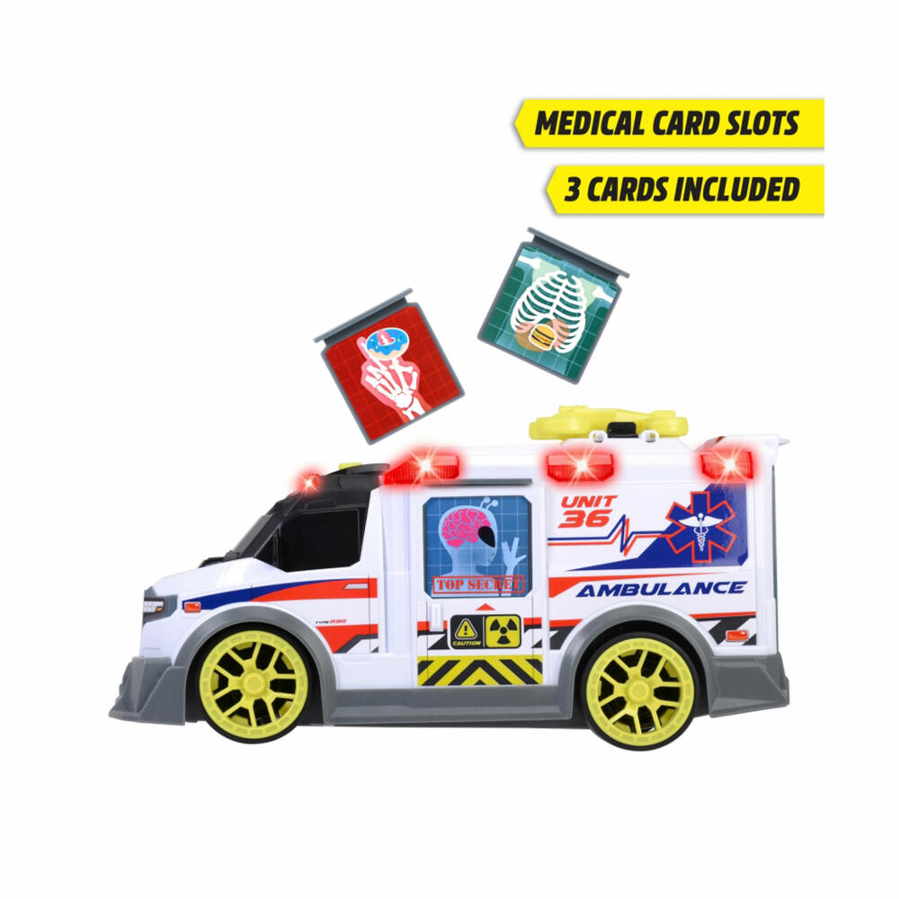 Dickie Toys Ambulance, Toy Ambulance, Toy Car, Rescue Vehicle, 203307003
