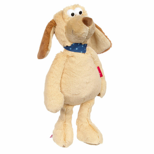 sigikid Mood Pets Hund, Kuscheltier, Plüschtier, verstellbare Mimikfalte, Stofftier, Polyester, 42961
