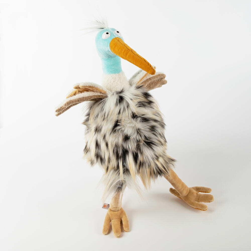 sigikid Tobago Tom Kikeriki, Kuscheltier, Stofftier, Schmusetier, Türkis, 44 cm, 42982