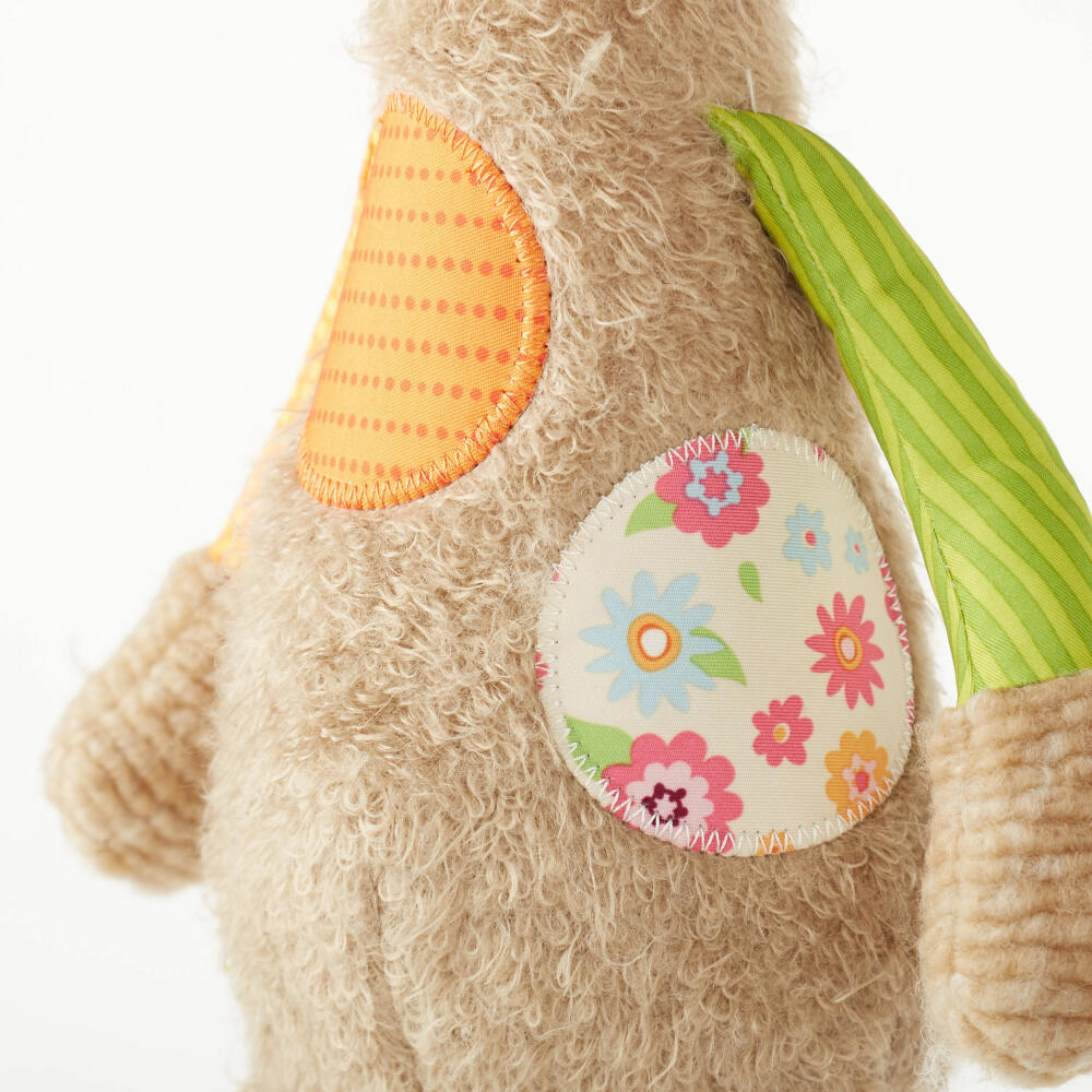 sigikid Patchwork Sweety Hund, Kuscheltier, Plüschtier, Stofftier, Polyester, 32 cm, 42845