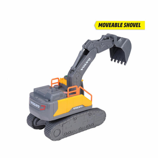 Dickie Toys Volvo Tracked Excavator, Kettenbagger, Bagger, Spielzeug, Baustellenfahrzeug, 203723008