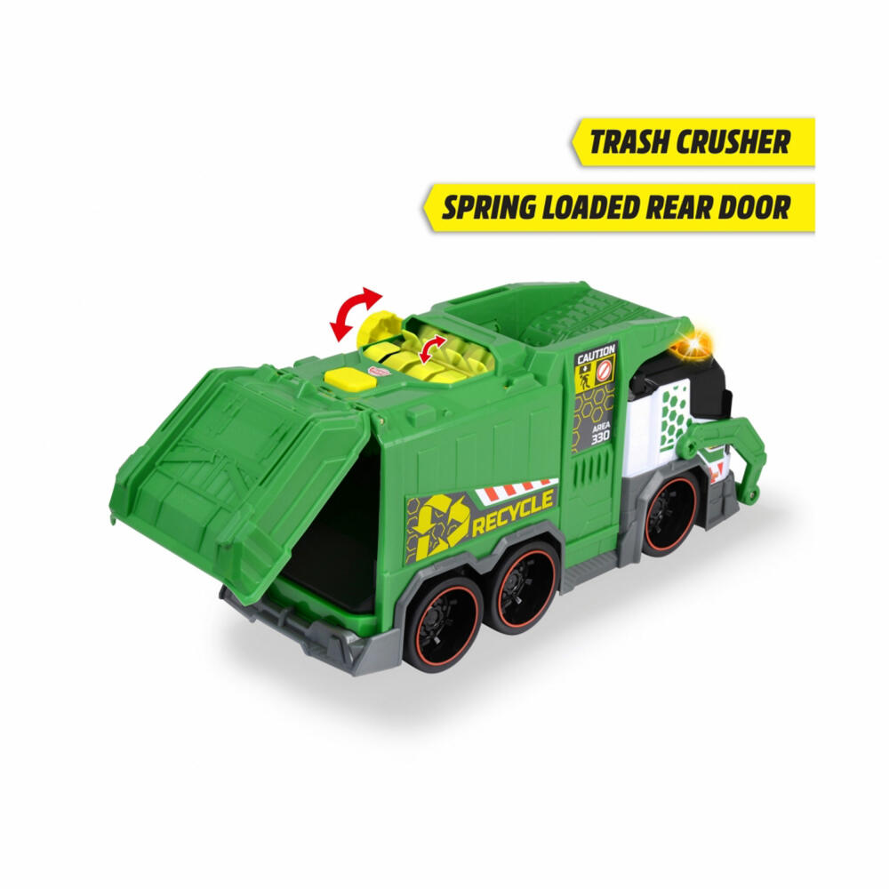 Dickie Toys Recycling Truck, Garbage Truck, Toy Car, Toy Car, 203307001