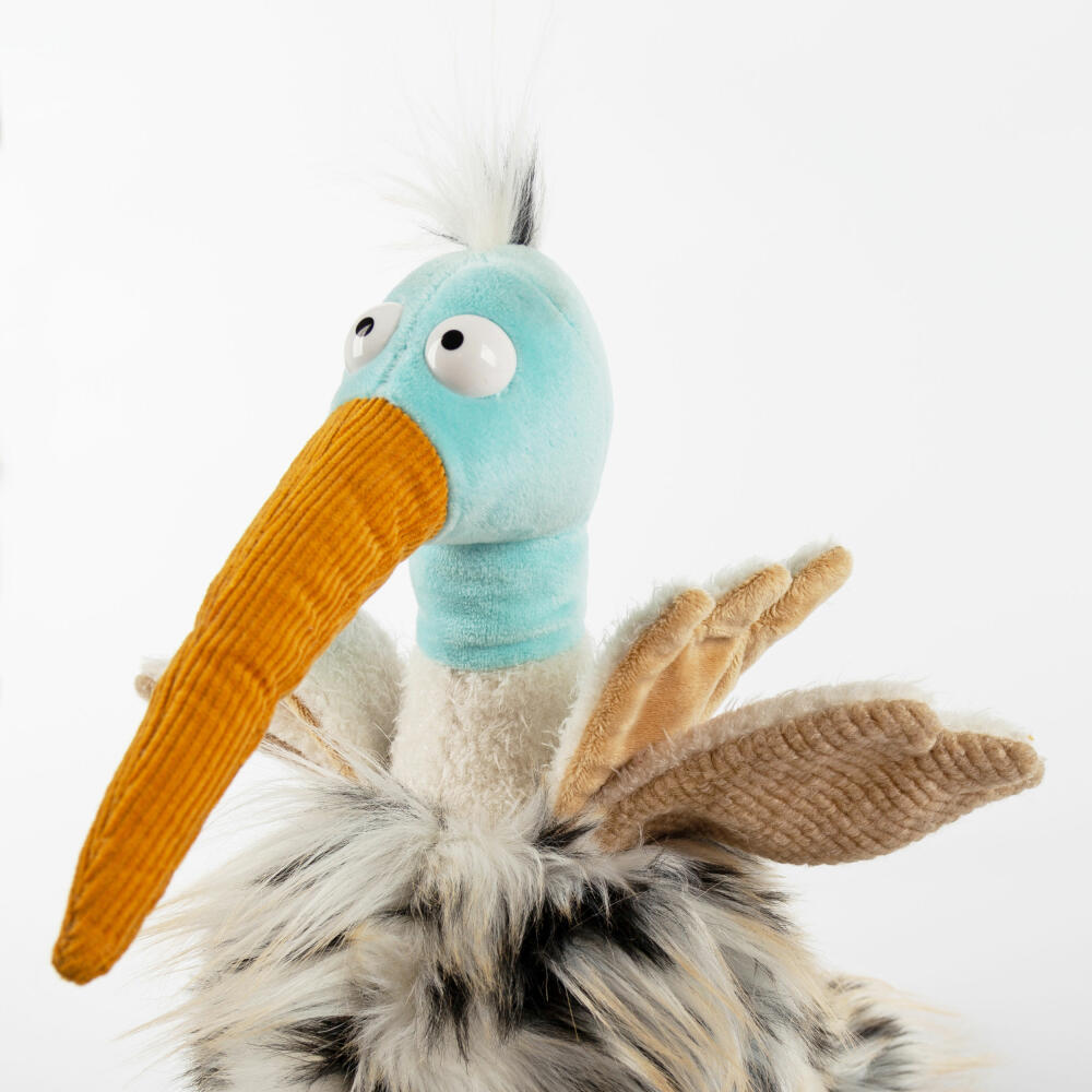 sigikid Tobago Tom Kikeriki, Kuscheltier, Stofftier, Schmusetier, Türkis, 44 cm, 42982