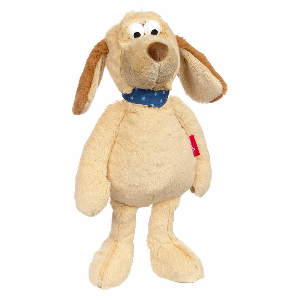 sigikid Mood Pets Hund, Kuscheltier, Plüschtier, verstellbare Mimikfalte, Stofftier, Polyester, 42961
