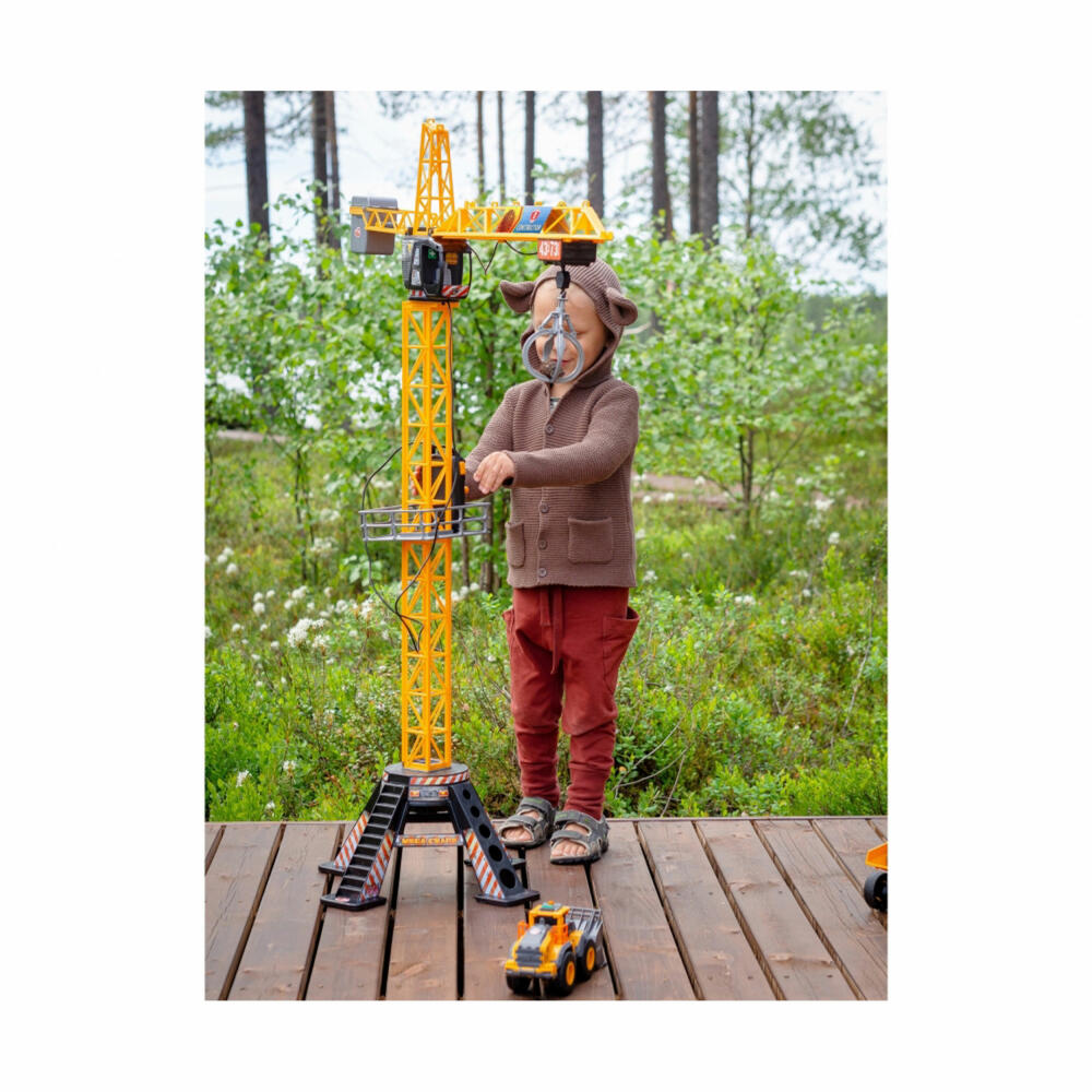 Dickie Toys Mega Crane, toy crane, crane, toy, construction crane, H 120 cm, 201139012
