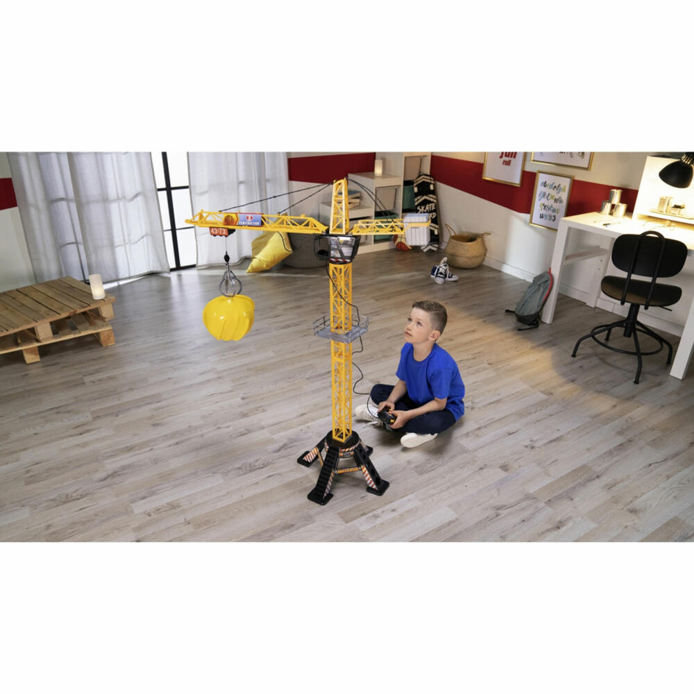 Dickie Toys Mega Crane, toy crane, crane, toy, construction crane, H 120 cm, 201139012