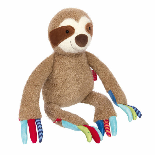 sigikid Patchwork Sweety Faultier, Kuscheltier, Plüschtier, Stofftier, Polyester, 42.5 cm, 42848