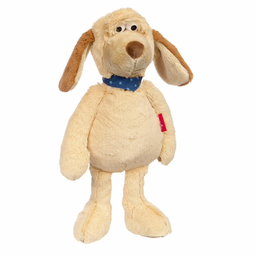 sigikid Mood Pets Hund, Kuscheltier, Plüschtier, verstellbare Mimikfalte, Stofftier, Polyester, 42961