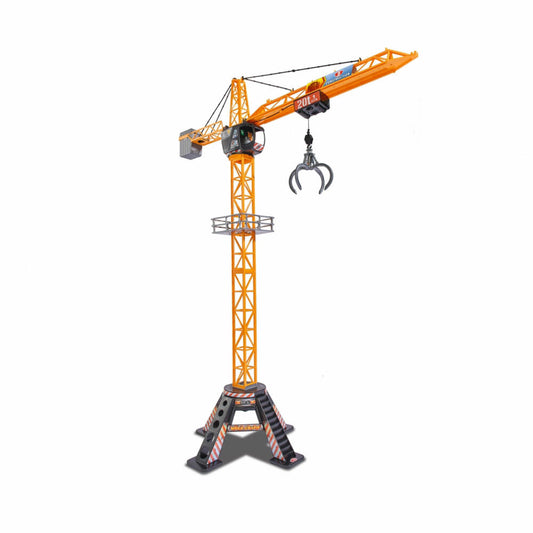 Dickie Toys Mega Crane, Spielkran, Kran, Spielzeug, Baukran, H 120 cm, 201139012
