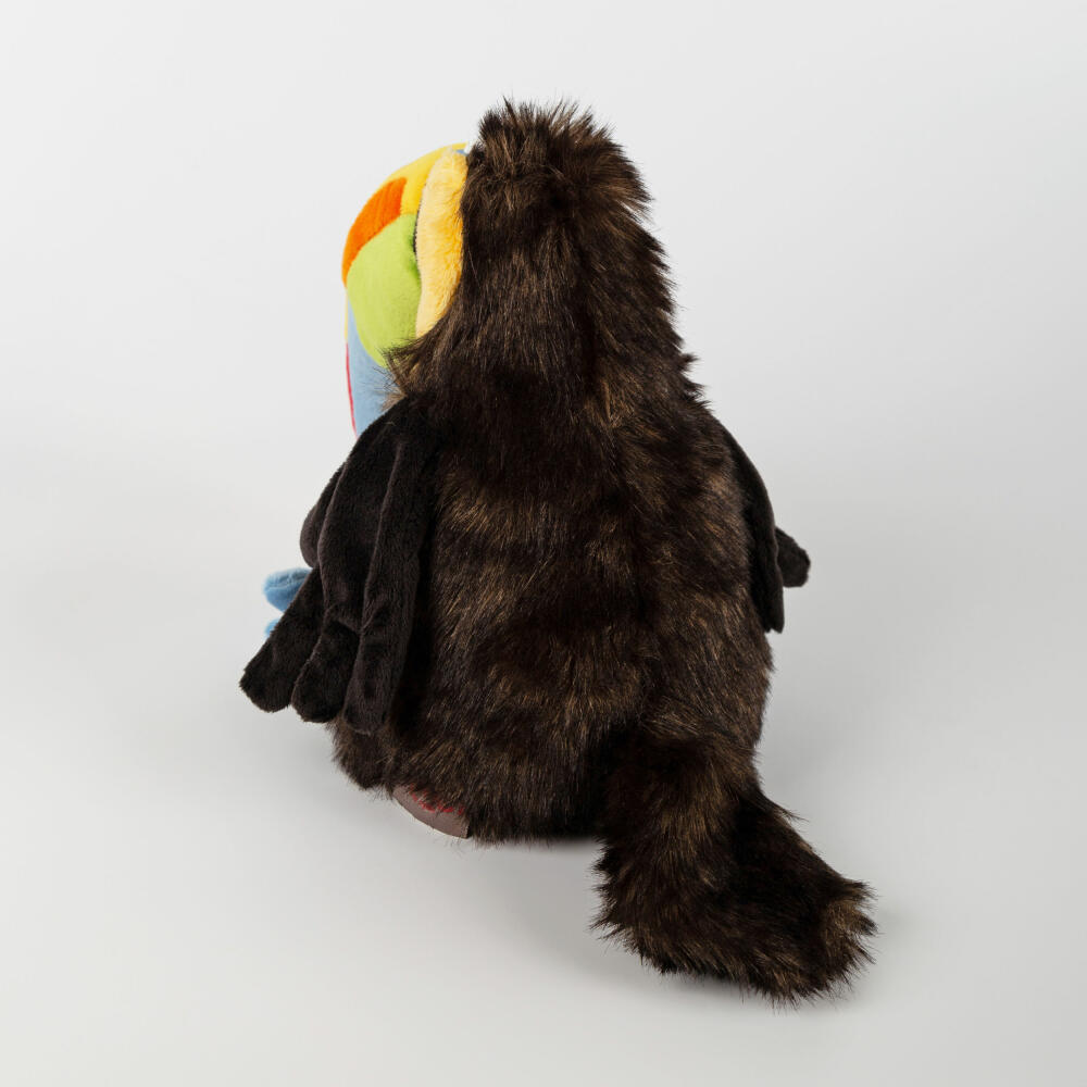 sigikid Chakka Tukan Kikeriki, Kuscheltier, Stofftier, Schmusetier, Braun, 24 cm, 42977