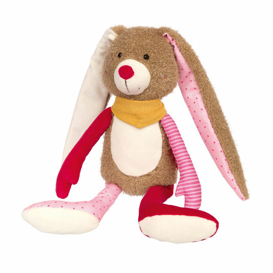 sigikid Patchwork Sweety Bunny, cuddly toy, plush toy, stuffed toy, polyester, 40 cm, 42850