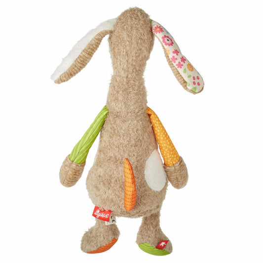 sigikid Patchwork Sweety Hund, Kuscheltier, Plüschtier, Stofftier, Polyester, 32 cm, 42845
