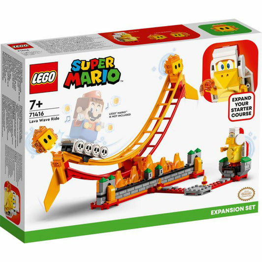 LEGO Super Mario Lavawelle-Fahrgeschäft Erweiterungsset, 218-tlg., Erweiterung, Bauset, Bausteine, Spielzeug, ab 7 Jahre, 71416