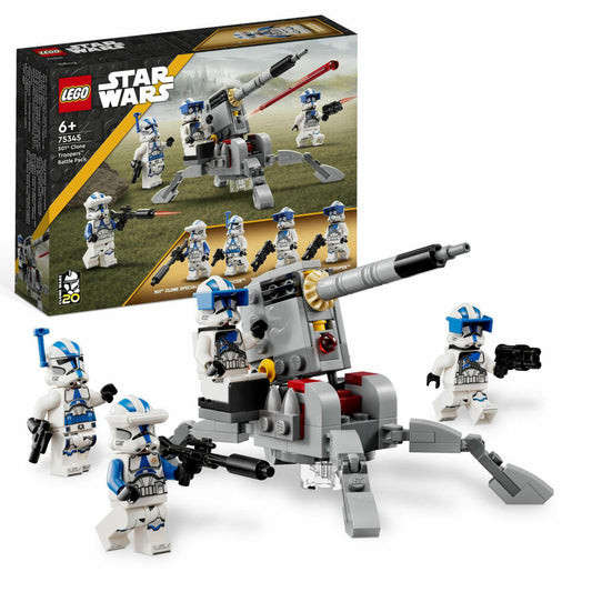 LEGO Star Wars 501st Clone Troopers Battle Pack, 119-tlg., Bauset, Konstruktionsset, Bausteine, Spielzeug, ab 6 Jahre, 75345