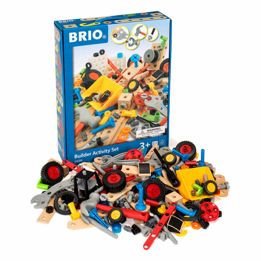 BRIO Builder Kindergartenset, 211-tlg., Kinder Werkzeug, Holzspielzeug, Holz Spielzeug, 34588