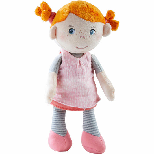 HABA Kuschelpuppe Juna, Stoffpuppe, Plüschpuppe, Puppe, ab 6 Monaten, 305815