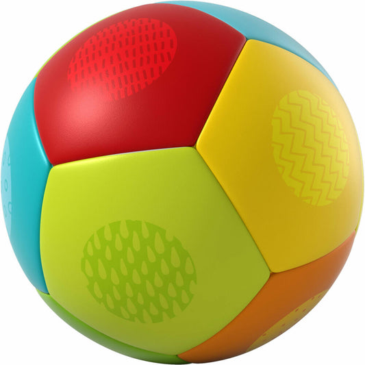 HABA Babyball Regenbogen, Spielball, Spielzeug Ball, ab 6 Monaten, PVC, 11 cm, 304598