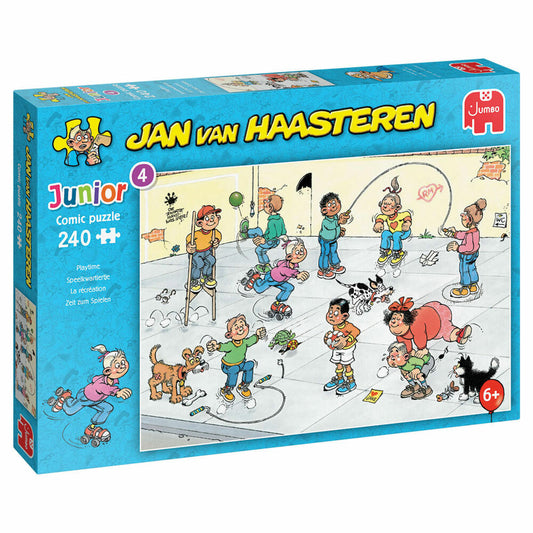 Jumbo Spiele Jan van Haasteren Junior Zeit zum Spielen, Kinderpuzzle, Kinder Puzzle, Legespiel, 240 Teile, 20061
