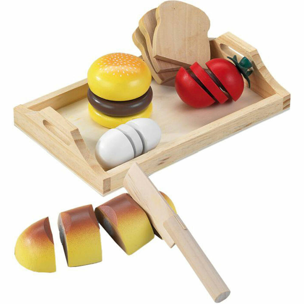 Happy People wooden tray &amp; wooden meal
