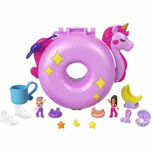 Mattel Polly Pocket Unicorn Pool Party Box