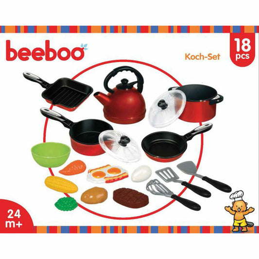 Beeboo Kitchen cooking pot set, 18 pieces