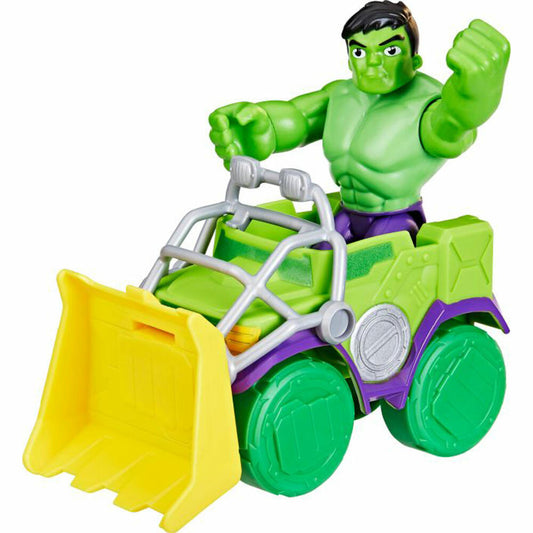 Hasbro Marvel Spidey and his Super Friends Hulk Schmetter Truck, Toy Figure, Vehicle, Toy, F74575X0