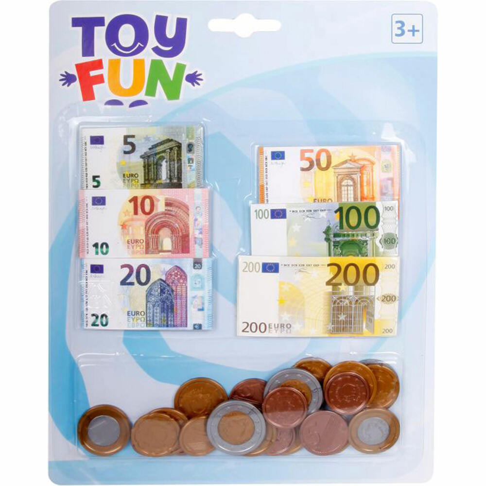 Toy Fun Toy Fun Eurocash Scheine und Münzen
