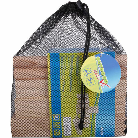 Outdoor Active Schwedenschach-Kubb, Wikinger Schach, Schwedenspiel, Spiel, ab 5 Jahre, 74700683