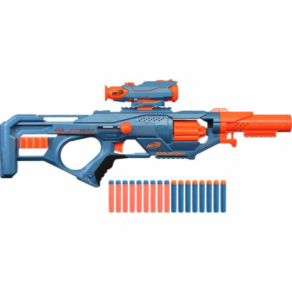 Hasbro Nerf Elite 2.0 Eaglepoint RD-8 Blaster, Soft Dart Blaster, Toy, F0423EU4