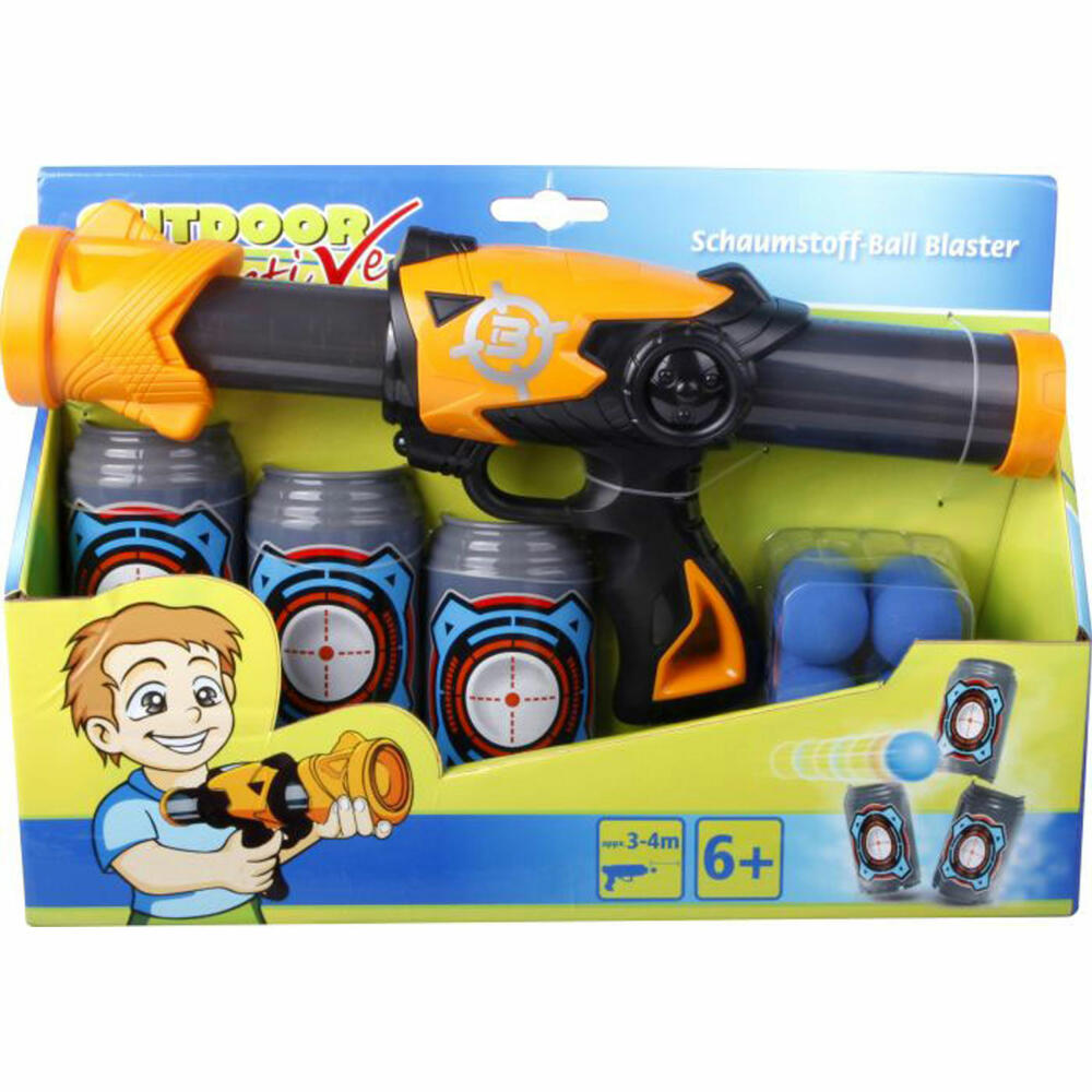 Outdoor active foam ball blaster, including 12 balls