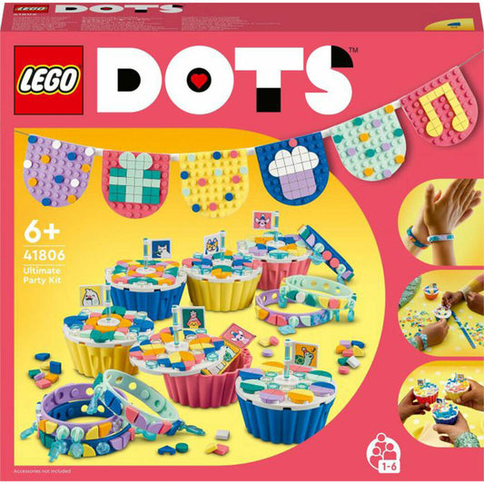 LEGO DOTS Ultimatives Partyset, 1154-tlg., Bauset, Konstruktionsset, Bausteine, ab 6 Jahre, 41806