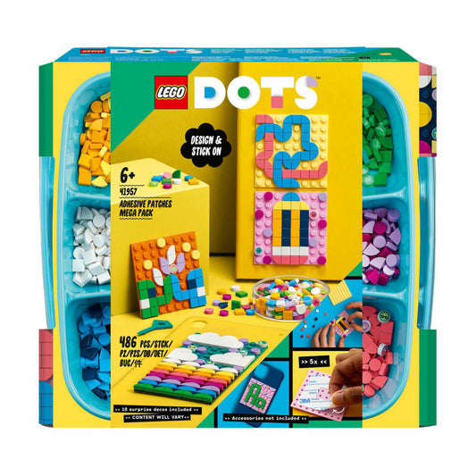LEGO DOTS Kreativ-Aufkleber Set, 486-tlg., Bauset, Konstruktionsset, Bausteine, ab 6 Jahre, 41957