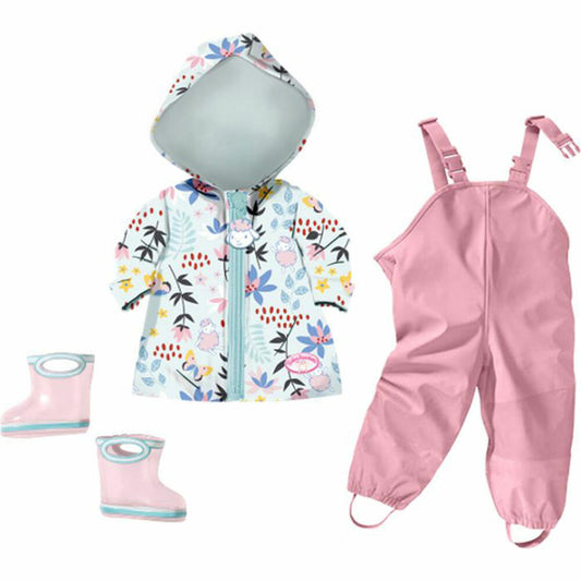 Zapf Creation Baby Annabell Deluxe Rain Set, Doll Clothes, Clothes Doll, 43 cm, 706718