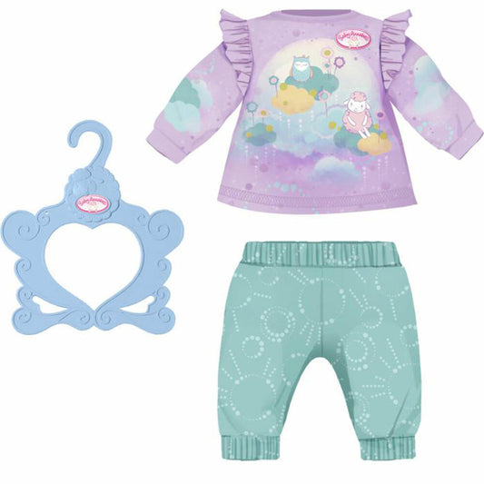 Zapf Creation Baby Annabell Sweet Dreams Pajamas, Doll Clothes, Clothes Doll, 43 cm, 706695