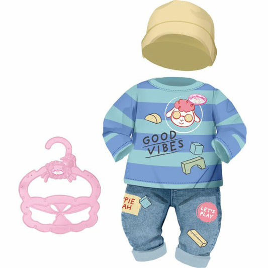 Zapf Creation Baby Annabell Little Shirt &amp; Pants, Doll Clothes, Clothes Doll, 36 cm, 706558